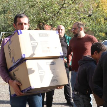 ALL PARTNERS, RELATIVES, AND FRIENDS OF THE SYUNIK-DEVELOPMENT NGO CONTINUE TO SUPPORT THE PEOPLE OF THE ARTSAKH/NK SHELTERED IN THE SIRANUYSH CAMP